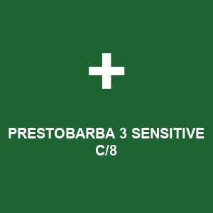 PRESTOBARBA 3 SENSITIVE C/8