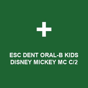 ESC DENT ORAL-B KIDS DISNEY MICKEY MC C/2