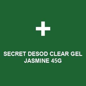 SECRET DESOD CLEAR GEL JASMINE 45G