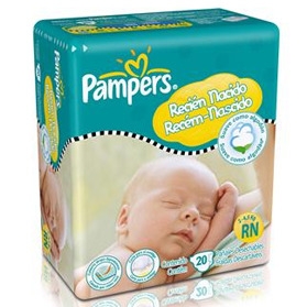 FRAL PAMPERS RECEM-NASCIDO C/20