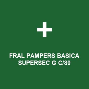 FRAL PAMPERS BASICA SUPERSEC G C/80