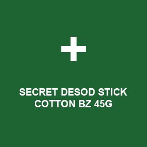 SECRET DESOD STICK COTTON BZ 45G