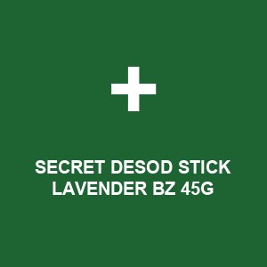 SECRET DESOD STICK LAVENDER BZ 45G