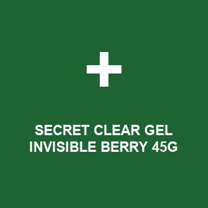 SECRET CLEAR GEL INVISIBLE BERRY 45G