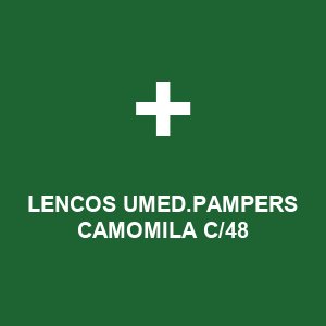 LENCOS UMED.PAMPERS CAMOMILA C/48