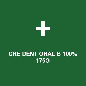 CRE DENT ORAL B 100% 175G