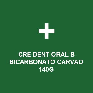 CRE DENT ORAL B BICARBONATO CARVAO 140G