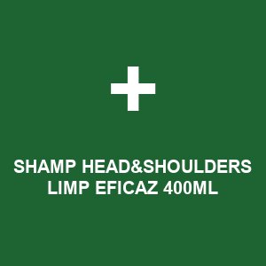 SHAMP HEAD&SHOULDERS LIMP EFICAZ 400ML
