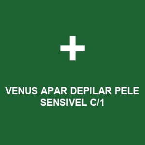 VENUS APAR DEPILAR PELE SENSIVEL C/1