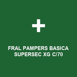 FRAL PAMPERS BASICA SUPERSEC XG C/70