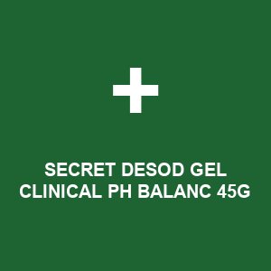 SECRET DESOD GEL CLINICAL PH BALANC 45G