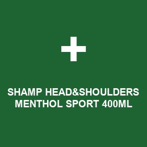 SHAMP HEAD&SHOULDERS MENTHOL SPORT 400ML