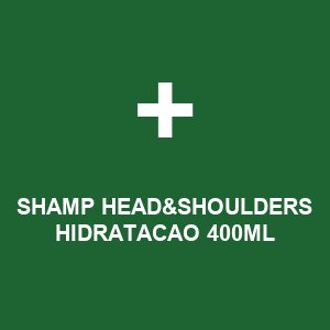 SHAMP HEAD&SHOULDERS HIDRATACAO 400ML