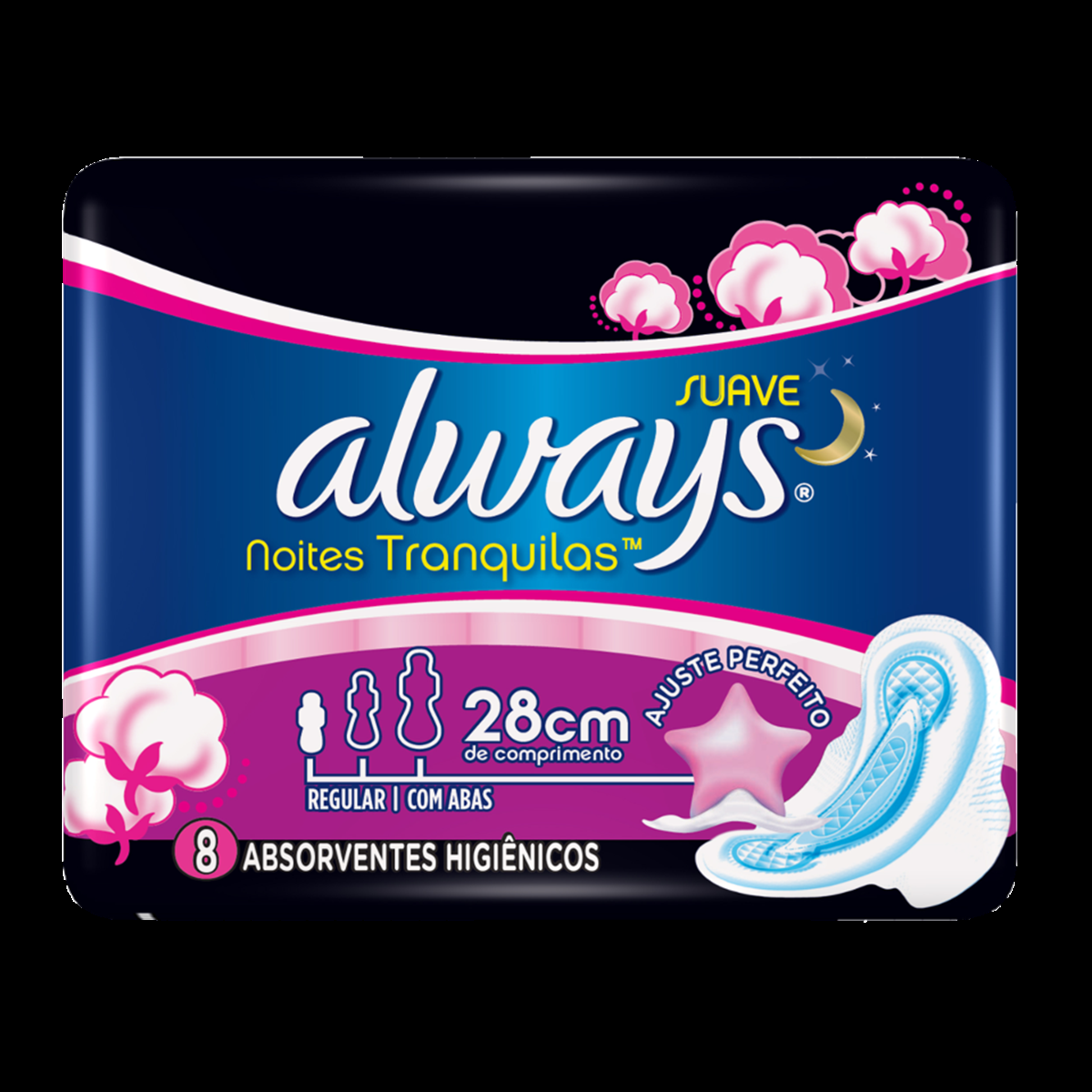 ABS ALWAYS NOT SUAVE NOIT TRANQ C/ABAS C/8
