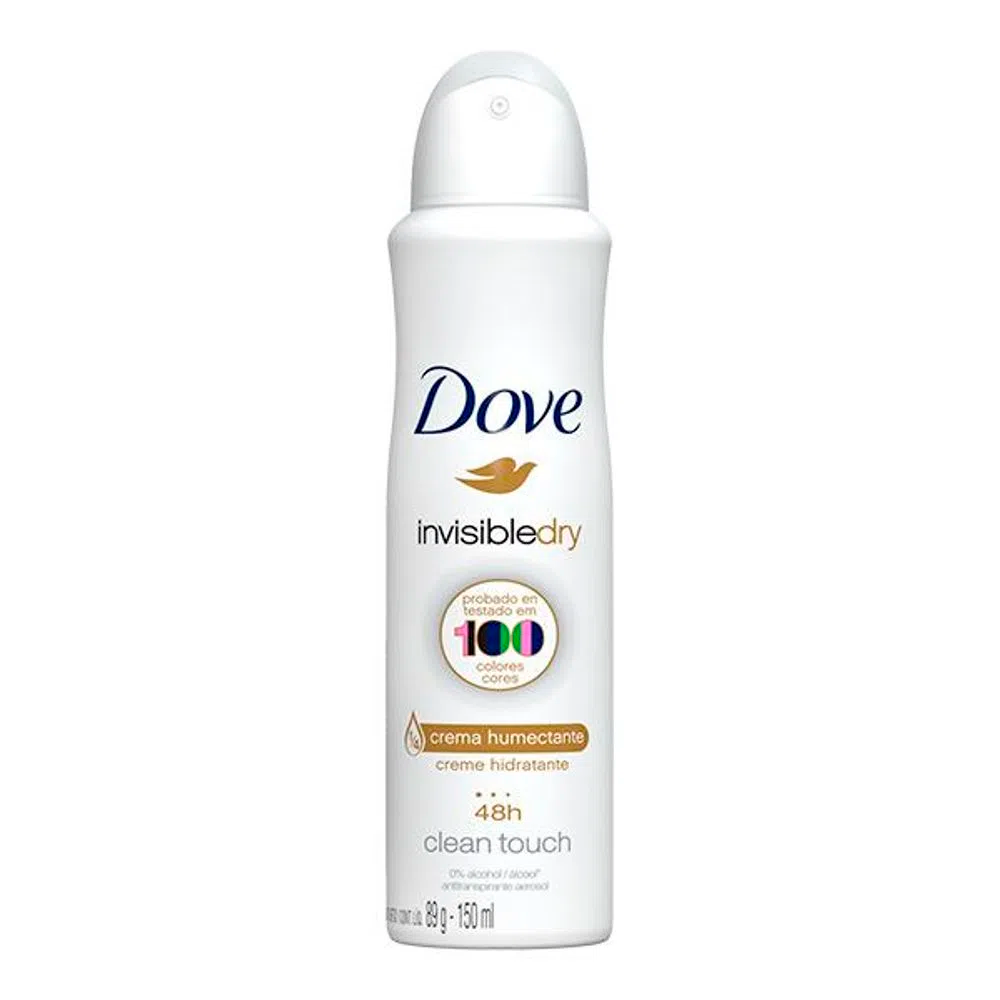 DOVE AER FEM INVISIBLE DRY 89G 150ML