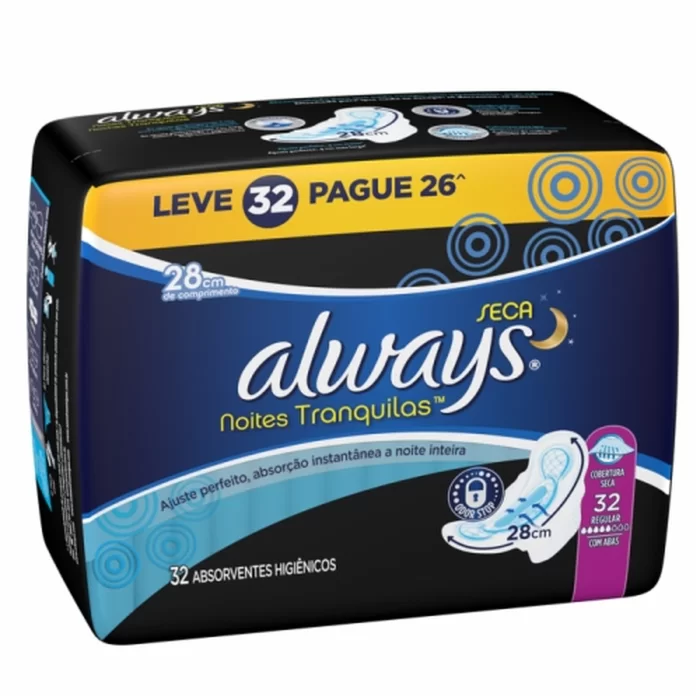 ABS ALWAYS SECA NOITES TRANQ C/ ABAS C/32