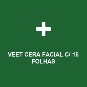 VEET CERA FACIAL C/ 16 FOLHAS