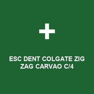 ESC DENT COLGATE ZIG ZAG CARVAO C/4