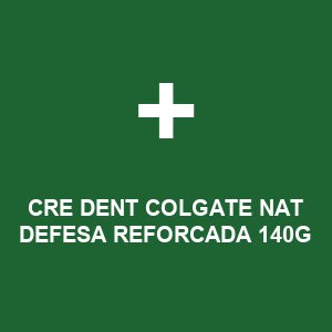 CRE DENT COLGATE NAT DEFESA REFORCADA 140G