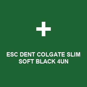 ESC DENT  COLGATE SLIM SOFT BLACK 4UN