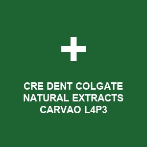 CRE DENT COLGATE NATURAL EXTRACTS CARVAO L4P3