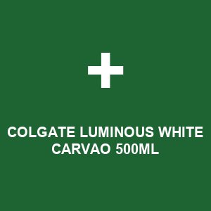 COLGATE LUMINOUS WHITE CARVAO 500ML