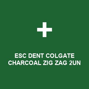 ESC DENT COLGATE CHARCOAL ZIG ZAG 2UN