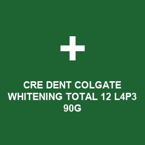 CRE DENT COLGATE WHITENING TOTAL 12 L4P3 90G