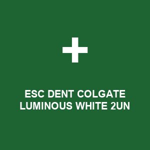 ESC DENT COLGATE LUMINOUS WHITE 2UN
