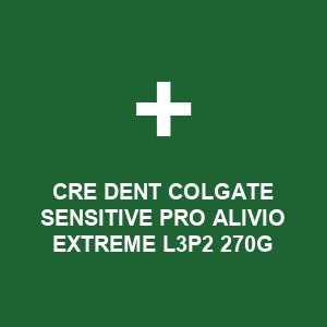 CRE DENT COLGATE SENSITIVE PRO ALIVIO EXTREME L3P2 270G