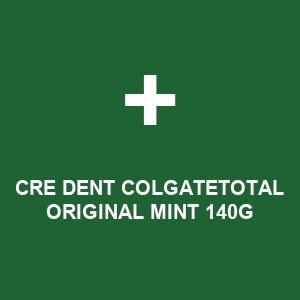 CRE DENT COLGATETOTAL ORIGINAL MINT 140G