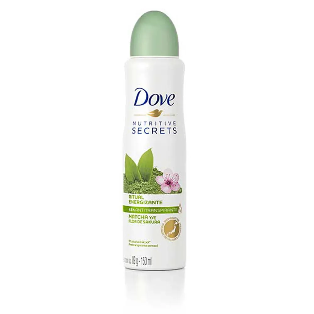 DOVE AER FEM NUTRI SECRETS MATCHA 89G 150ML