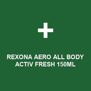 REXONA AERO ALL BODY ACTIV FRESH 150ML