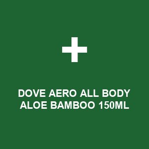 DOVE AERO ALL BODY ALOE BAMBOO 150ML