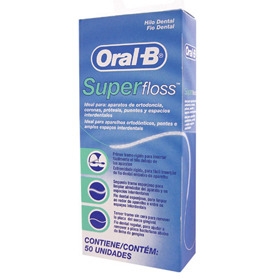 FIO DENT ORAL-B SUPER FLOSS C/50