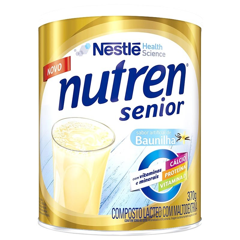 NUTREN SENIOR BAUNILHA 370G