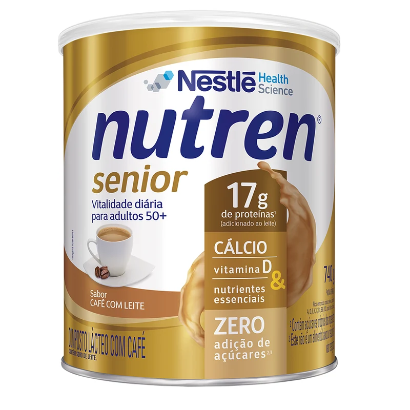 NUTREN SENIOR CAFE C LEITE 740G