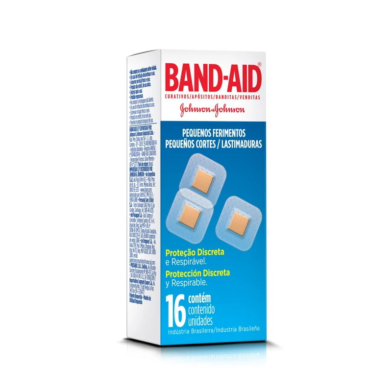BAND AID PEQUENOS FERIMENTOS C/16