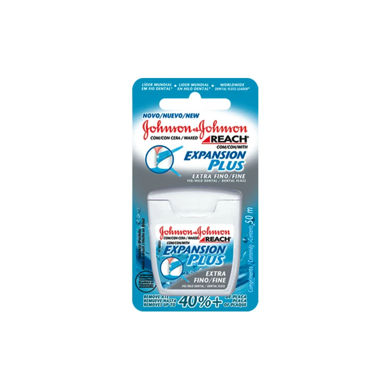 FIO DENT J&J REACH EXP PLUS EXT/FINO 50M