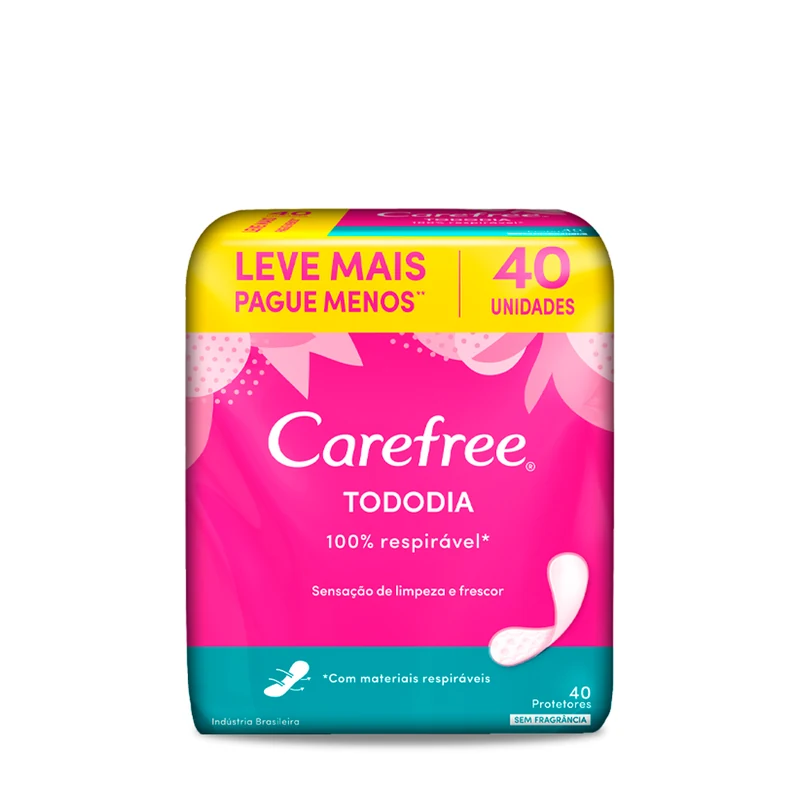 ABS CAREFREE TODO DIA RESPIRAVEL S/PERF C/40