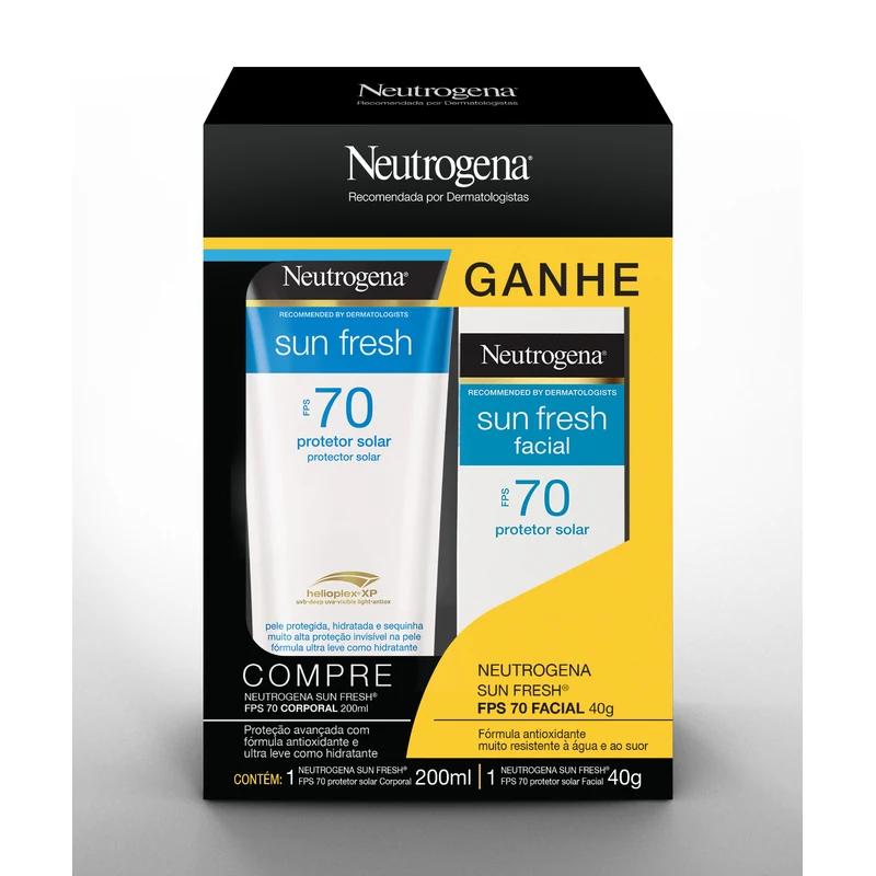 NEUTROGENA SUN FRESH FPS70 200ML+FAC