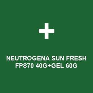 NEUTROGENA SUN FRESH FPS70 40G+GEL 60G