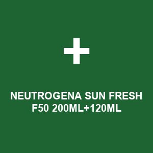 NEUTROGENA SUN FRESH F50 200ML+120ML