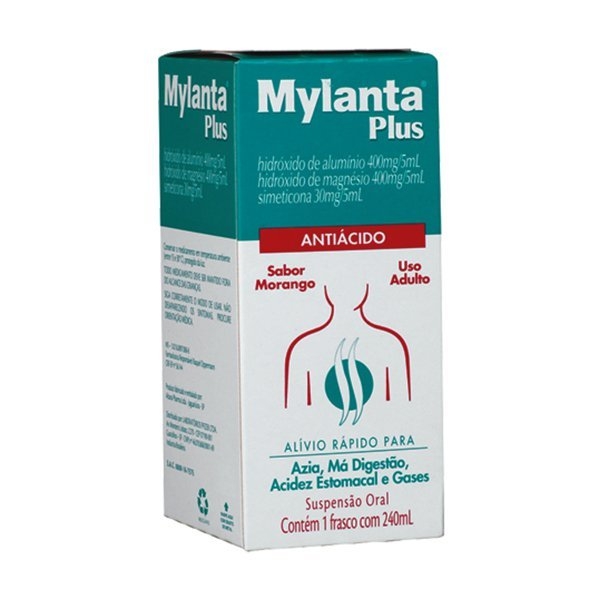 MYLANTA PLUS MORANGO 240 ML