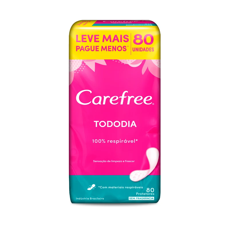 ABS CAREFREE TODO DIA RESPIRAVEL C/80