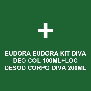 EUDORA EUDORA KIT DIVA DEO COL 100ML+LOC DESOD CORPO DIVA 200ML