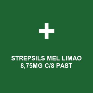 STREPSILS MEL LIMAO 8,75MG C/8 PAST