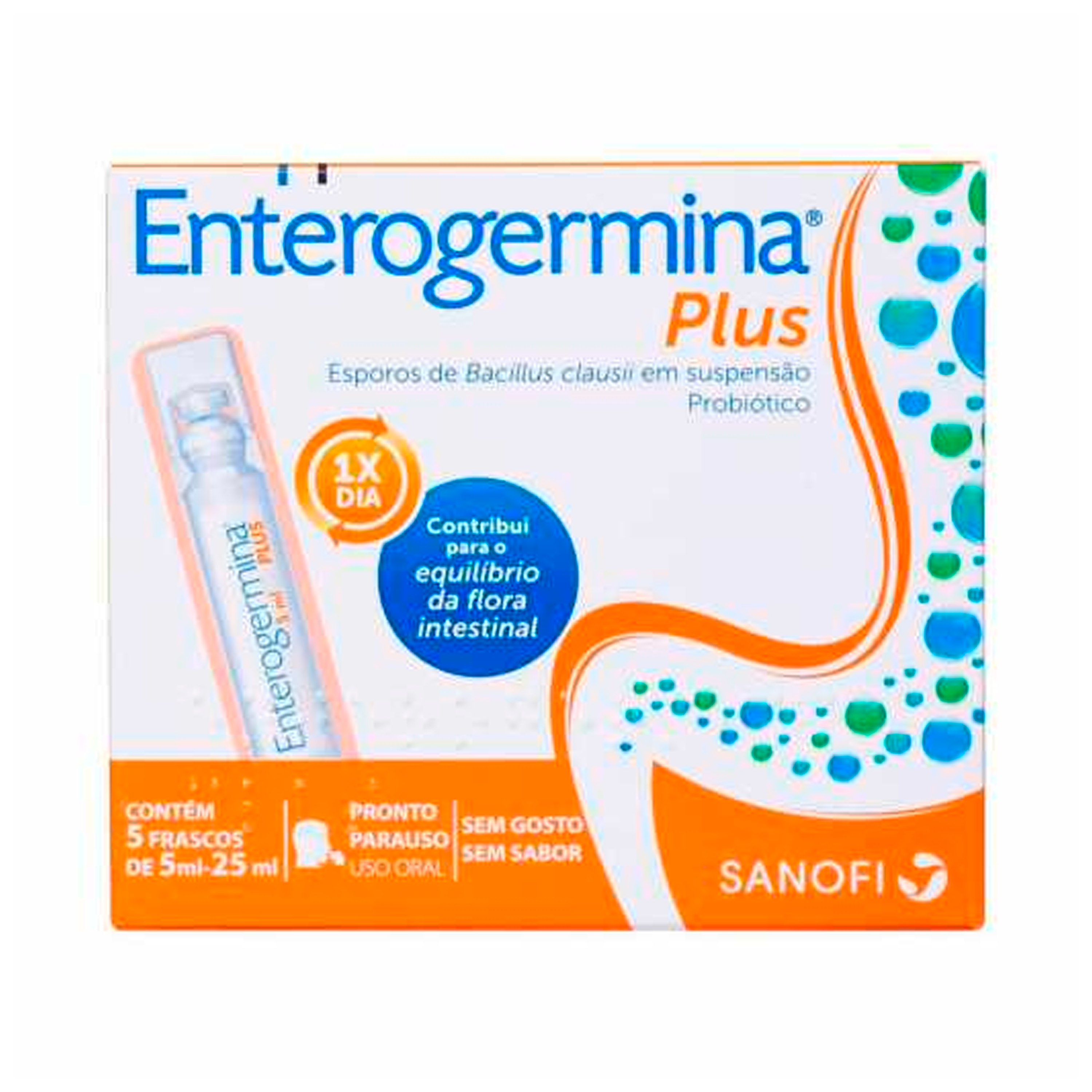 ENTEROGERMINA PLUS C/5 FRASCOS DE 5ML