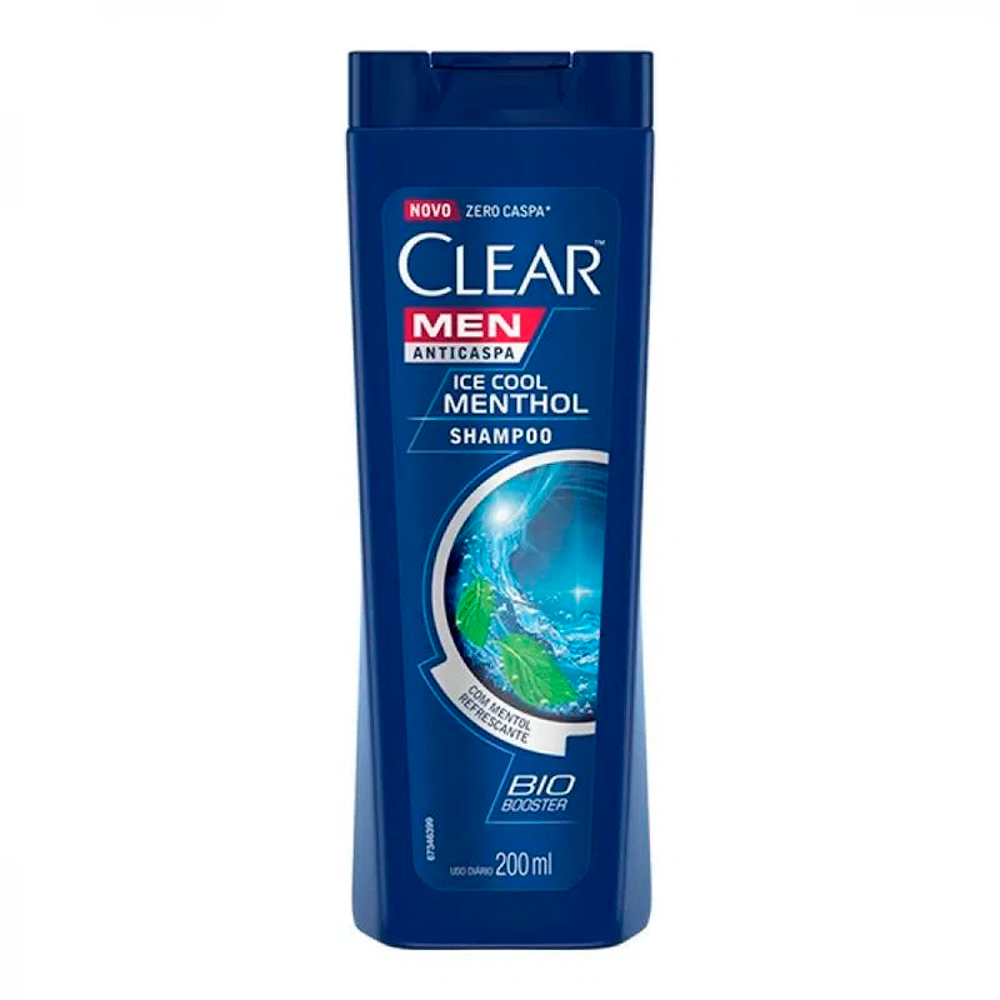 SHAMP CLEAR MASC ICE COOL MENTHOL  200ML