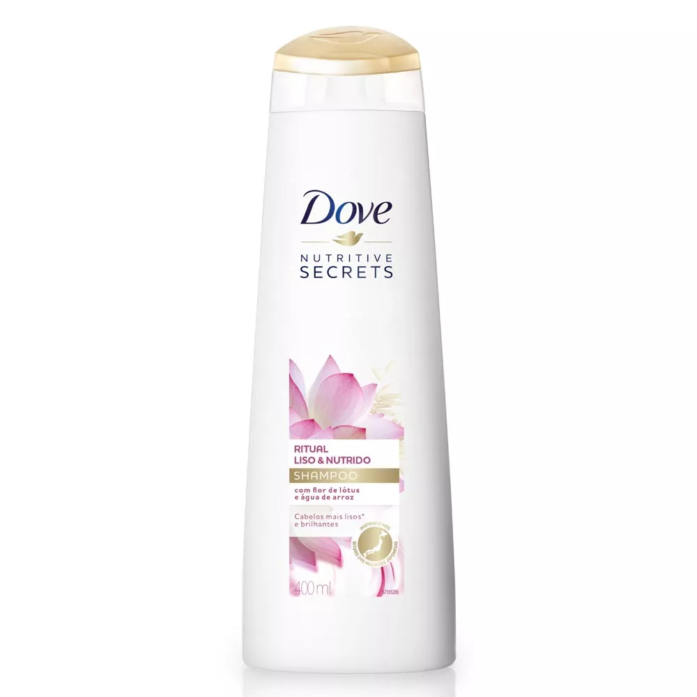 SHAMP DOVE RITUAL LISO NUTRIDO 400ML
